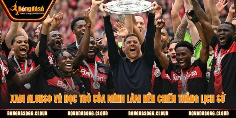 Xabi Alonso và học trò của mình làm nên chiến thắng lịch sử Xabi Alonso và học trò của mình làm nên chiến thắng lịch sử